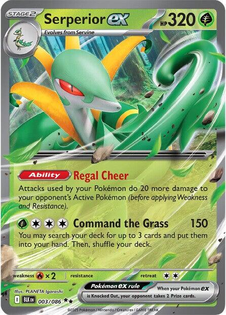Serperior ex (003/086) [Scarlet & Violet: Black Bolt] | Good Games Adelaide SA