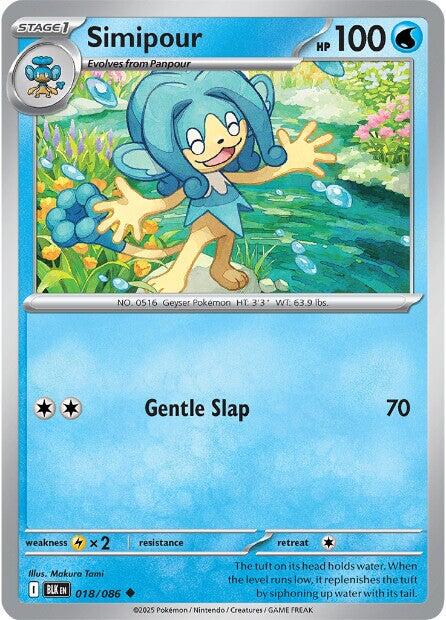 Simipour (018/086) [Scarlet & Violet: Black Bolt] | Good Games Adelaide SA
