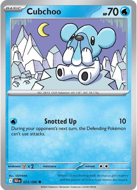 Cubchoo (025/086) [Scarlet & Violet: Black Bolt] | Good Games Adelaide SA