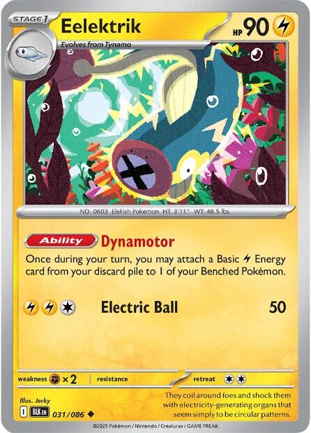 Eelektrik (031/086) [Scarlet & Violet: Black Bolt] | Good Games Adelaide SA