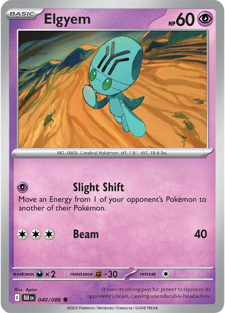 Elgyem (040/086) [Scarlet & Violet: Black Bolt] | Good Games Adelaide SA