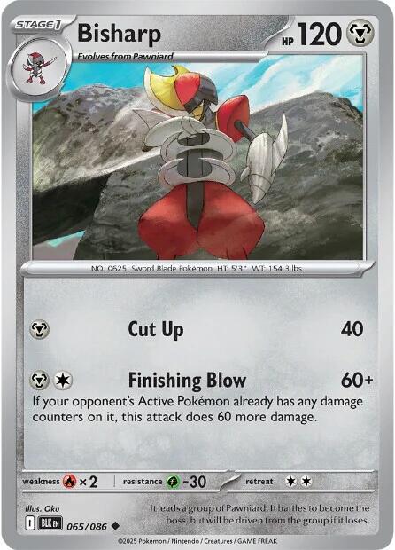 Bisharp (065/086) [Scarlet & Violet: Black Bolt] | Good Games Adelaide SA