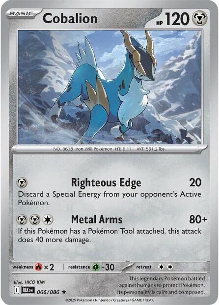 Cobalion (066/086) [Scarlet & Violet: Black Bolt] | Good Games Adelaide SA