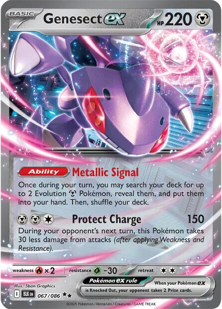Genesect ex (067/086) [Scarlet & Violet: Black Bolt] | Good Games Adelaide SA