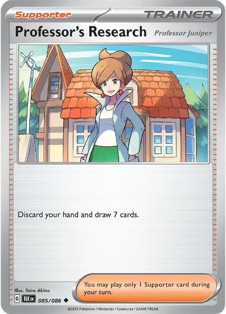 Professor's Research (085/086) [Scarlet & Violet: Black Bolt] | Good Games Adelaide SA