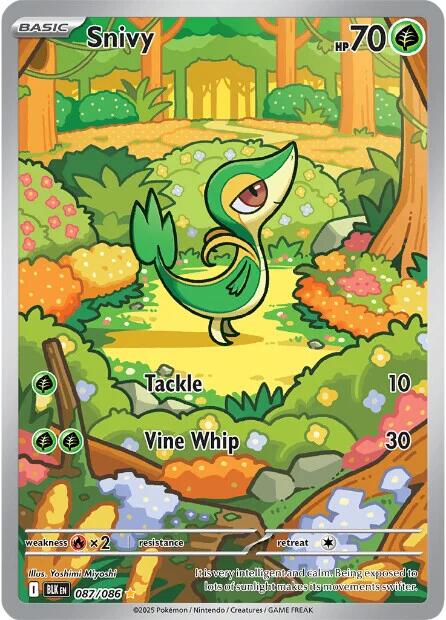 Snivy (087/086) [Scarlet & Violet: Black Bolt] | Good Games Adelaide SA