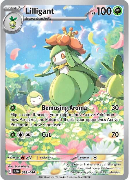 Lilligant (092/086) [Scarlet & Violet: Black Bolt] | Good Games Adelaide SA