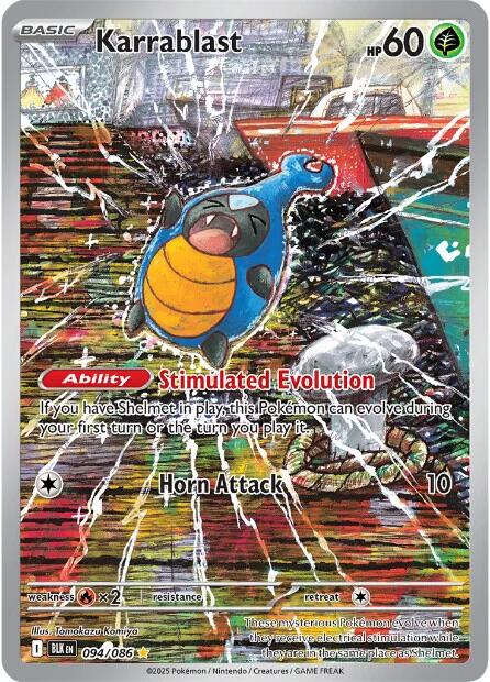 Karrablast (094/086) [Scarlet & Violet: Black Bolt] | Good Games Adelaide SA