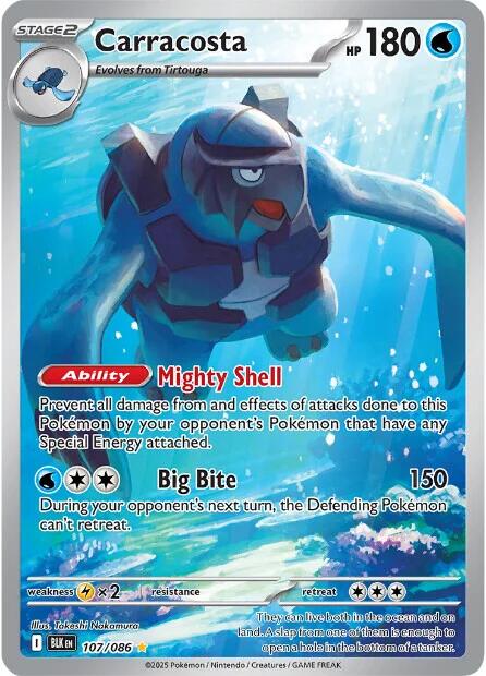 Carracosta (107/086) [Scarlet & Violet: Black Bolt] | Good Games Adelaide SA