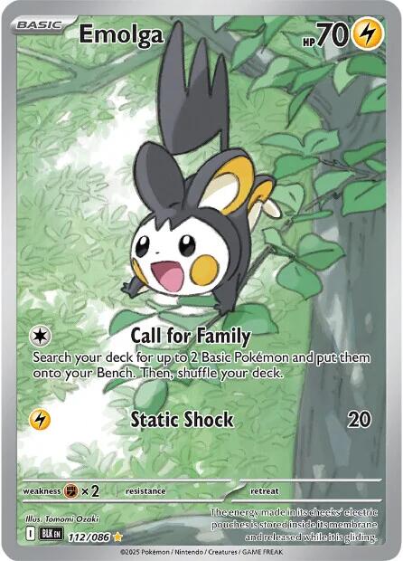 Emolga (112/086) [Scarlet & Violet: Black Bolt] | Good Games Adelaide SA
