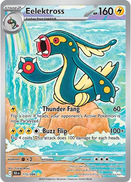 Eelektross (115/086) [Scarlet & Violet: Black Bolt] | Good Games Adelaide SA
