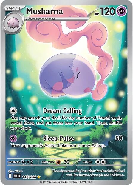 Musharna (117/086) [Scarlet & Violet: Black Bolt] | Good Games Adelaide SA
