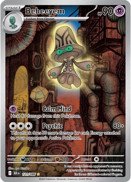Beheeyem (121/086) [Scarlet & Violet: Black Bolt] | Good Games Adelaide SA