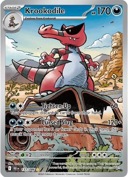 Krookodile (137/086) [Scarlet & Violet: Black Bolt] | Good Games Adelaide SA
