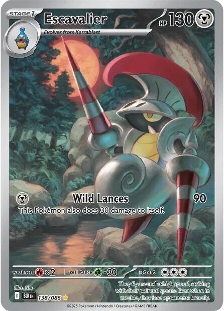 Escavalier (138/086) [Scarlet & Violet: Black Bolt] | Good Games Adelaide SA
