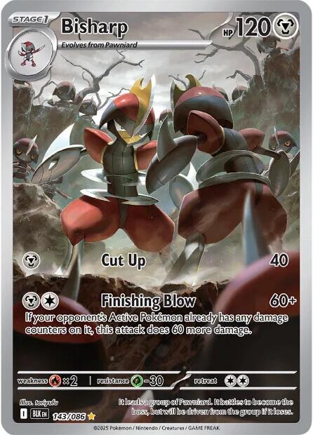 Bisharp (143/086) [Scarlet & Violet: Black Bolt] | Good Games Adelaide SA