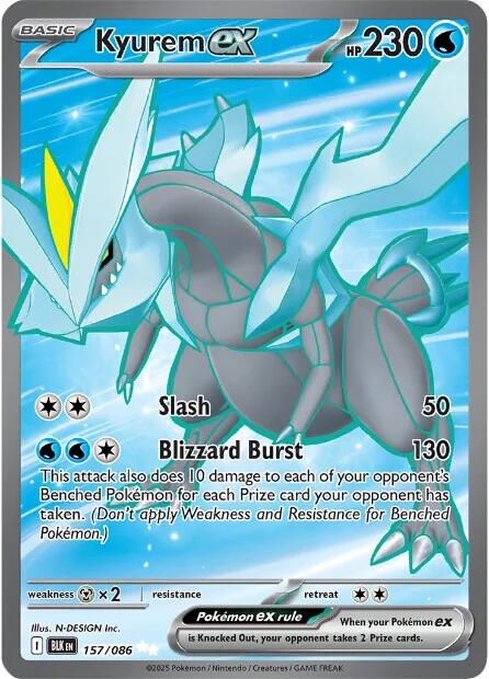 Kyurem ex (157/086) [Scarlet & Violet: Black Bolt] | Good Games Adelaide SA