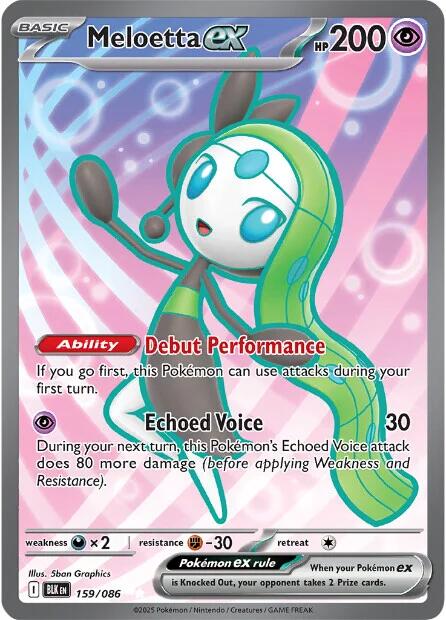 Meloetta ex (159/086) [Scarlet & Violet: Black Bolt] | Good Games Adelaide SA