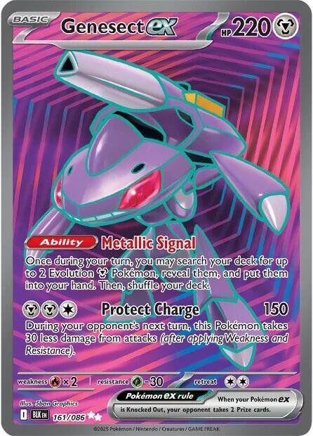Genesect ex (161/086) [Scarlet & Violet: Black Bolt] | Good Games Adelaide SA