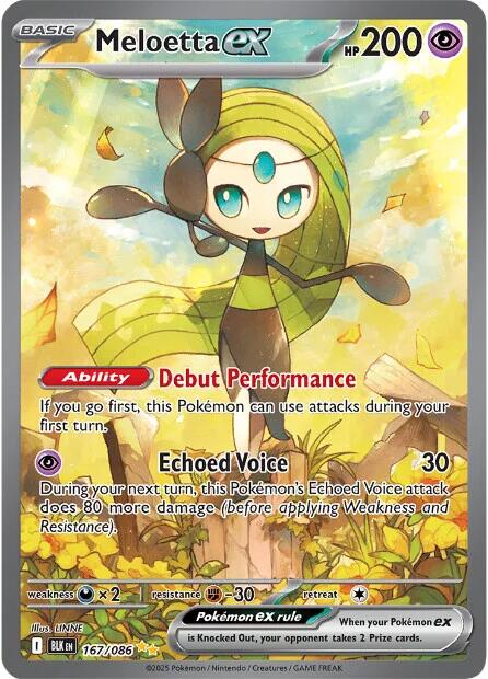 Meloetta ex (167/086) [Scarlet & Violet: Black Bolt] | Good Games Adelaide SA