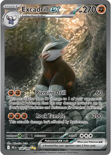 Excadrill ex (168/086) [Scarlet & Violet: Black Bolt] | Good Games Adelaide SA