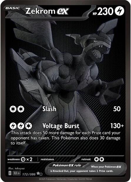 Zekrom ex (172/086) [Scarlet & Violet: Black Bolt] | Good Games Adelaide SA