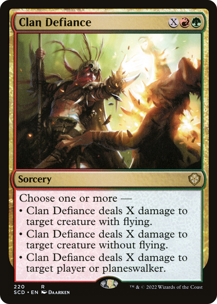 Clan Defiance [Starter Commander Decks] | Good Games Adelaide SA