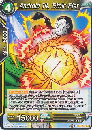 Android 14, Stoic Fist [BT9-057] | Good Games Adelaide SA