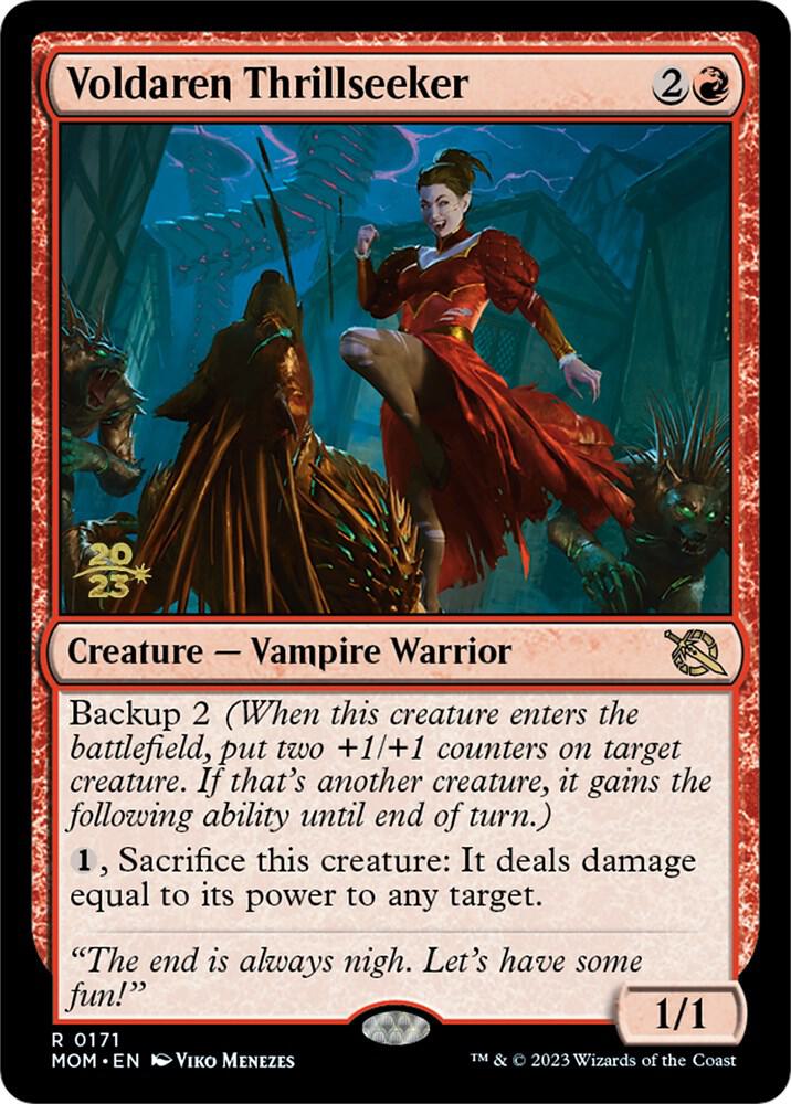 Voldaren Thrillseeker 171 (Prerelease Cards)  - Foil | Good Games Adelaide SA