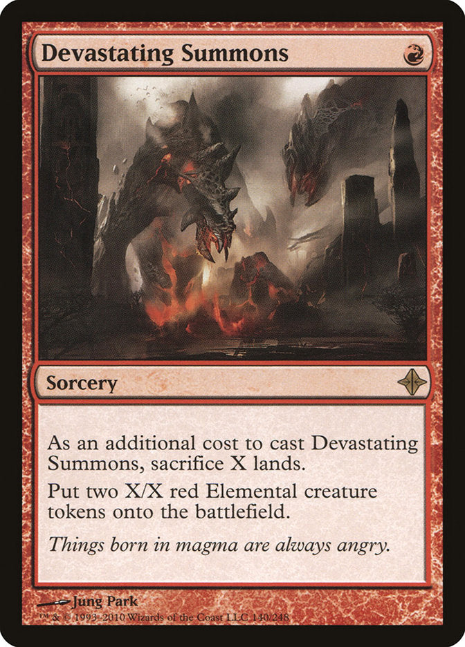 Devastating Summons 140 (Rise of the Eldrazi)  - Foil | Good Games Adelaide SA