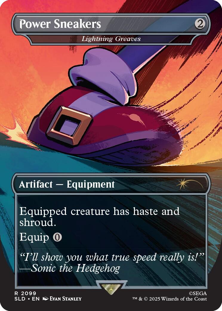 Power Sneakers - Lightning Greaves [Secret Lair Drop Series] | Good Games Adelaide SA