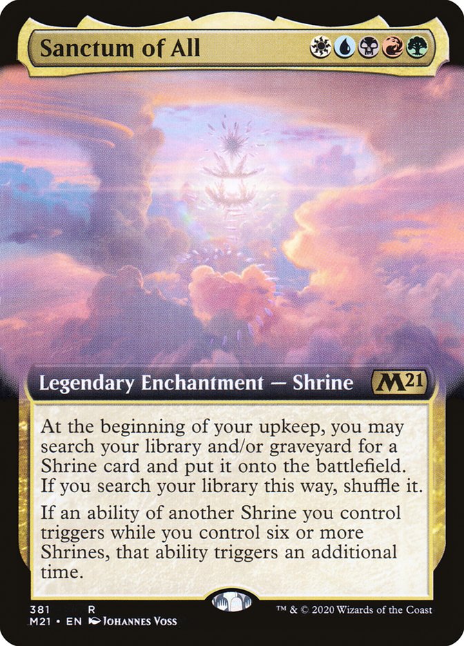 Sanctum of All (Extended Art) [Core Set 2021] | Good Games Adelaide SA