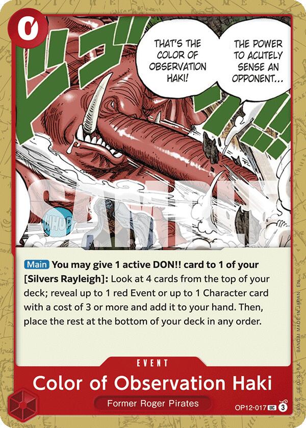 Color of Observation Haki [Legacy of the Master] | Good Games Adelaide SA