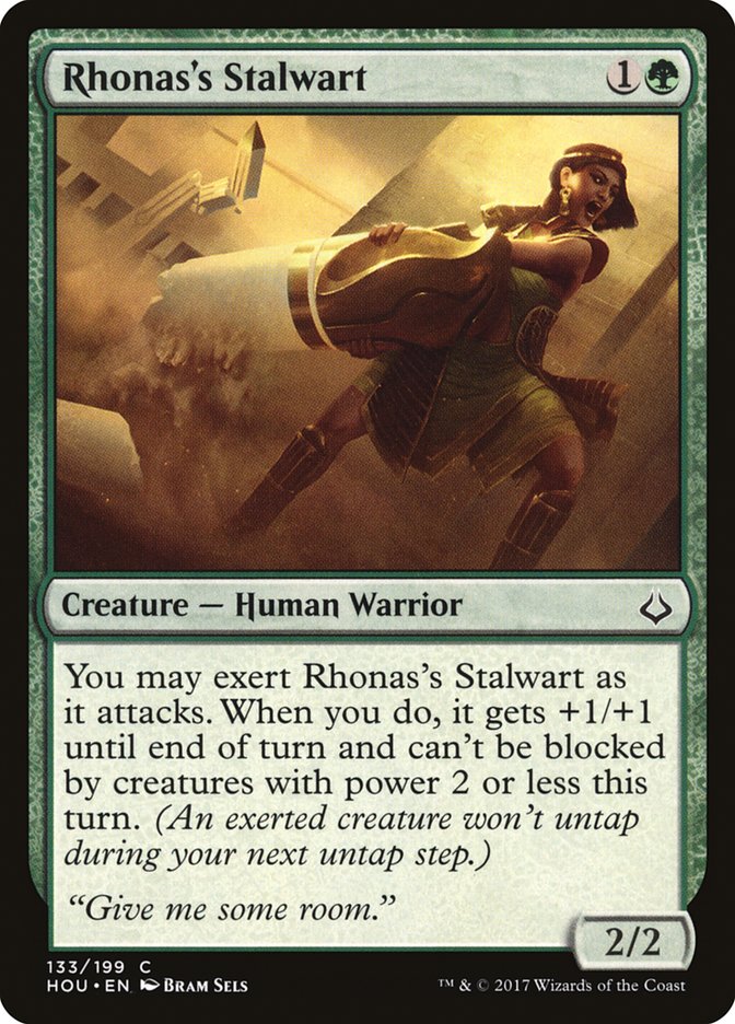 Rhonas's Stalwart 133 (Hour of Devastation)  - Foil | Good Games Adelaide SA
