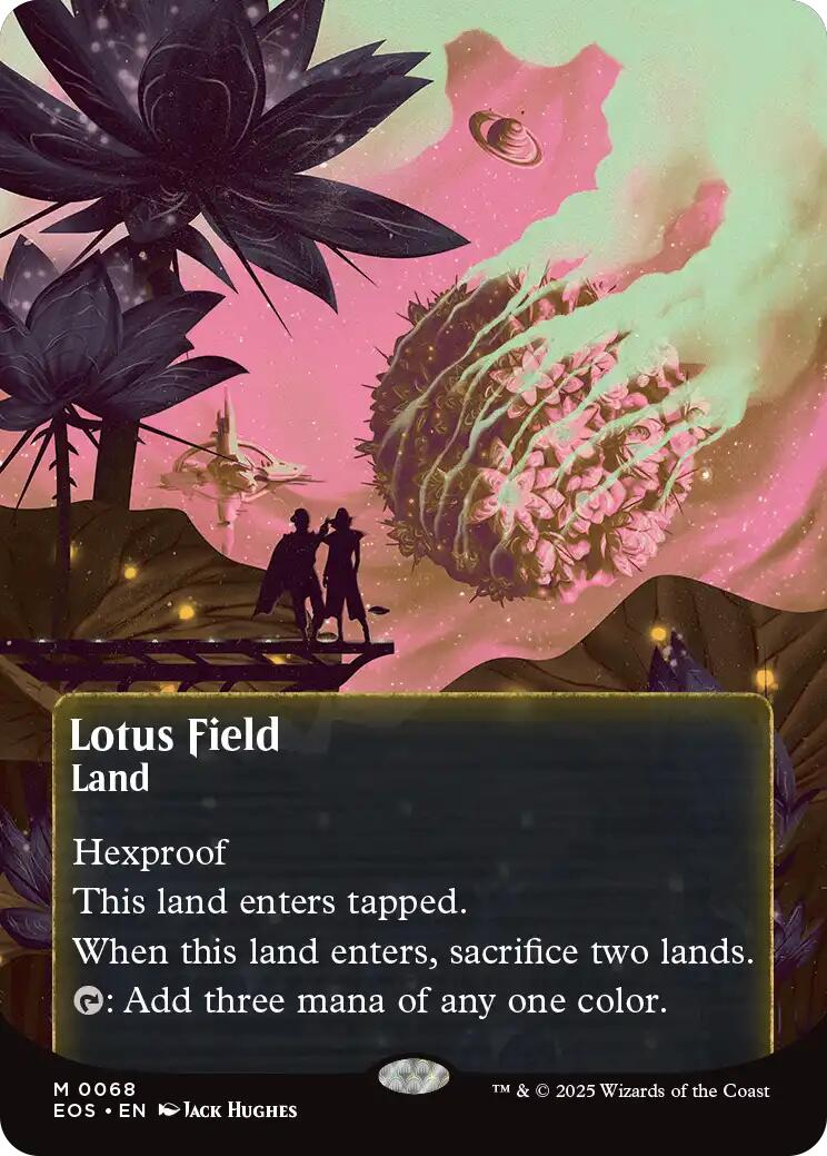 Lotus Field (0068) (Borderless) [Edge of Eternities: Stellar Sights] | Good Games Adelaide SA