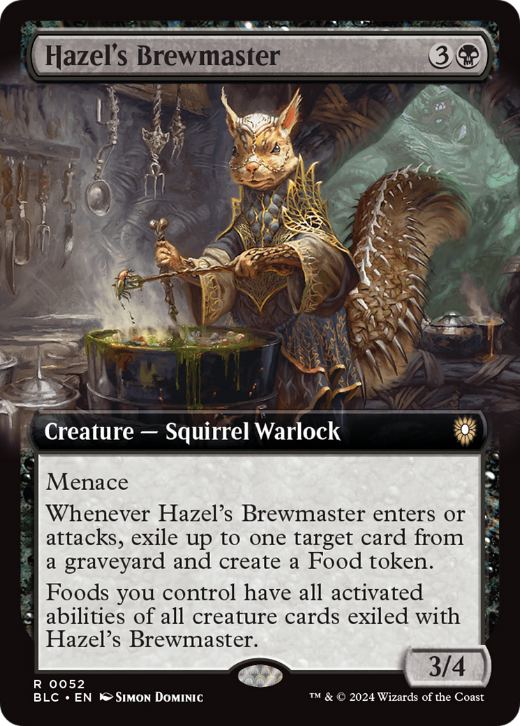 Hazel's Brewmaster (Extended Art) [Bloomburrow Commander] | Good Games Adelaide SA