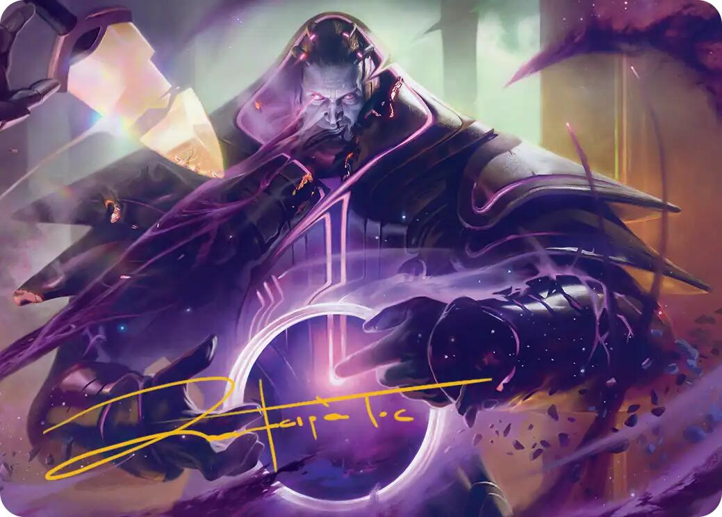 Embrace Oblivion Art Card (Gold-Stamped Signature) [Edge of Eternities Art Series] | Good Games Adelaide SA