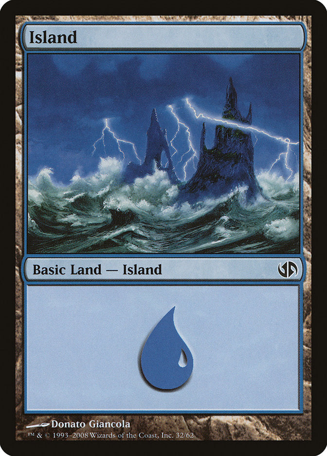 Island (32) [Duel Decks: Jace vs. Chandra] | Good Games Adelaide SA