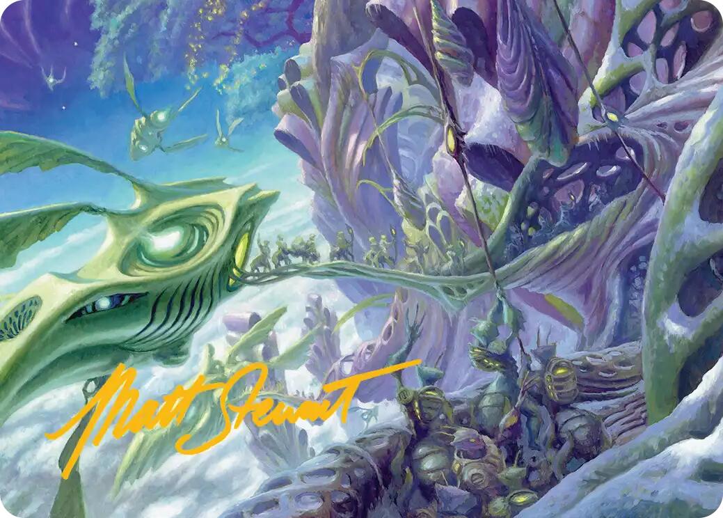 Loading Zone Art Card (Gold-Stamped Signature) [Edge of Eternities Art Series] | Good Games Adelaide SA