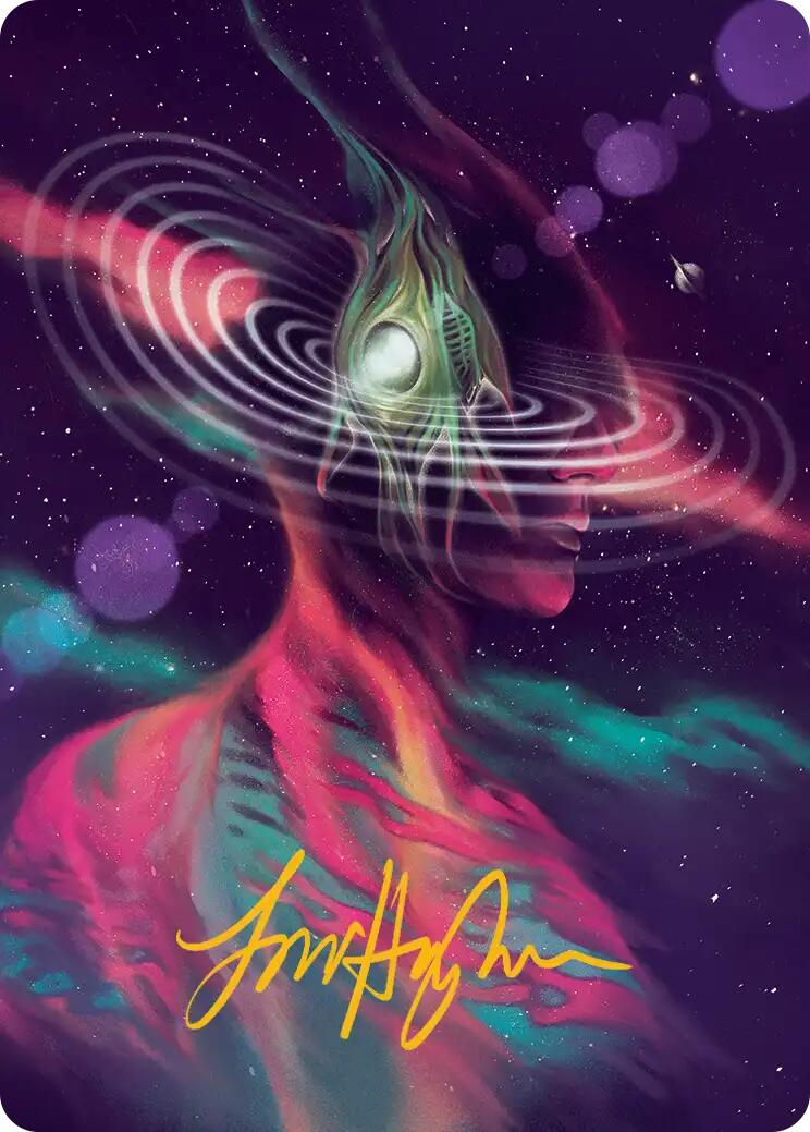 Terrasymbiosis Art Card (Gold-Stamped Signature) [Edge of Eternities Art Series] | Good Games Adelaide SA