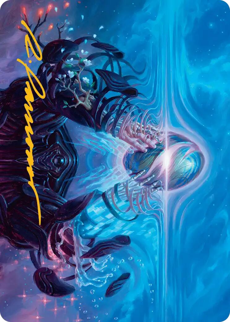 The Endstone Art Card (Gold-Stamped Signature) [Edge of Eternities Art Series] | Good Games Adelaide SA