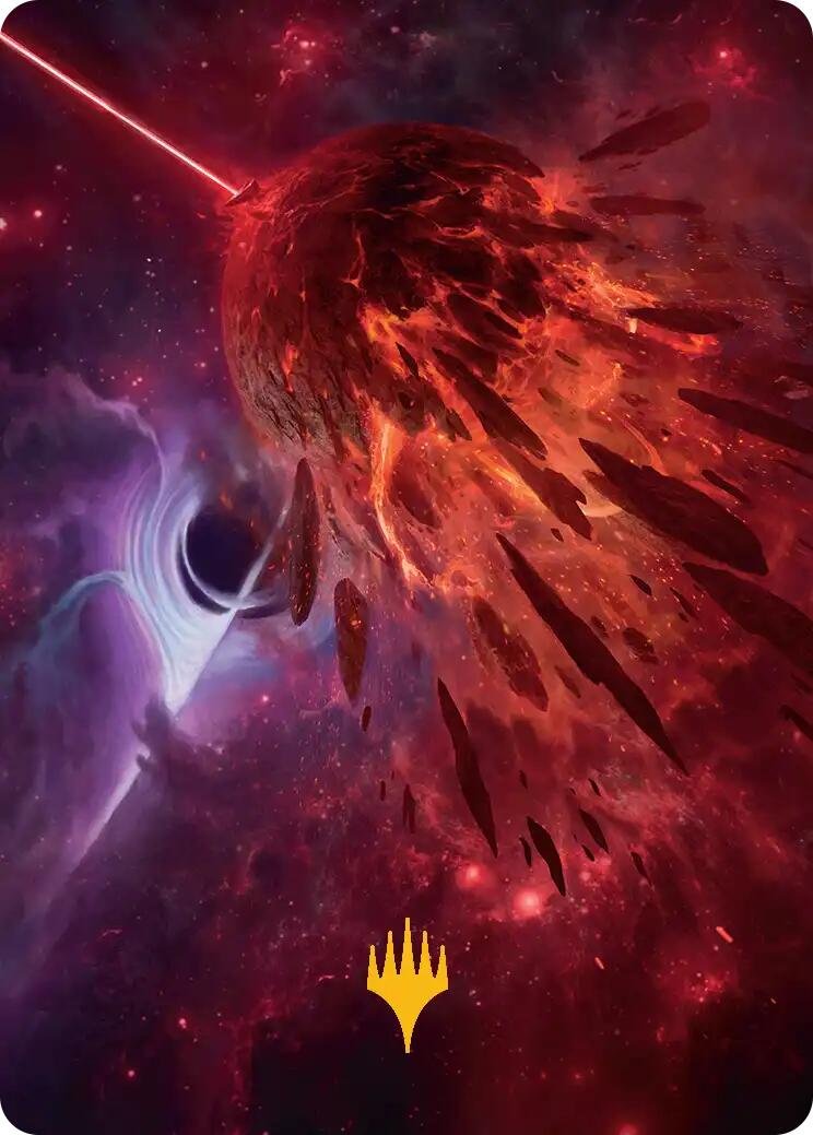 Kavaron, Memorial World Art Card (Gold-Stamped Planeswalker Symbol) [Edge of Eternities Art Series] | Good Games Adelaide SA