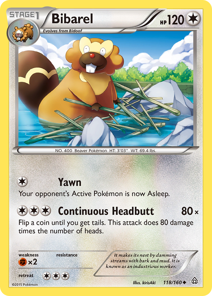 Bibarel (118/160) [XY: Primal Clash] | Good Games Adelaide SA