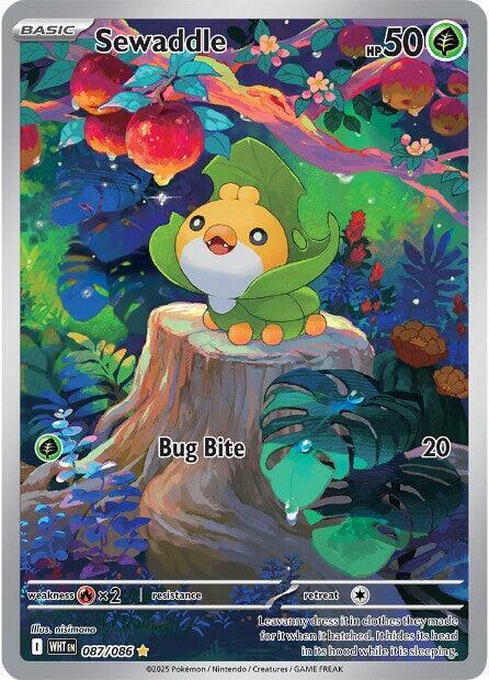 Sewaddle 087/086 087/086 (SV: White Flare)  - Holofoil | Good Games Adelaide SA