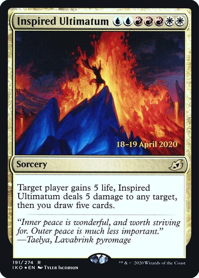 Inspired Ultimatum 191 (Prerelease Cards)  - Foil | Good Games Adelaide SA