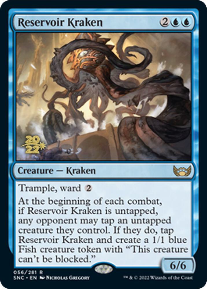 Reservoir Kraken 56 (Prerelease Cards)  - Foil | Good Games Adelaide SA