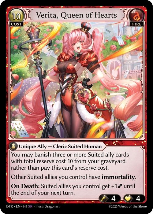 Verita, Queen of Hearts (141) [Distorted Reflections] | Good Games Adelaide SA