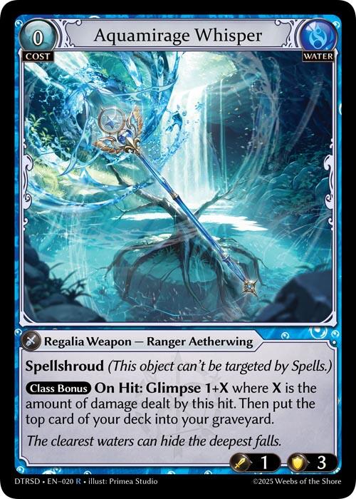 Aquamirage Whisper (20) [Distorted Reflections Starter Decks] | Good Games Adelaide SA