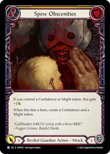 Spew Obscenities [SUP078] (Super Slam)  Rainbow Foil | Good Games Adelaide SA