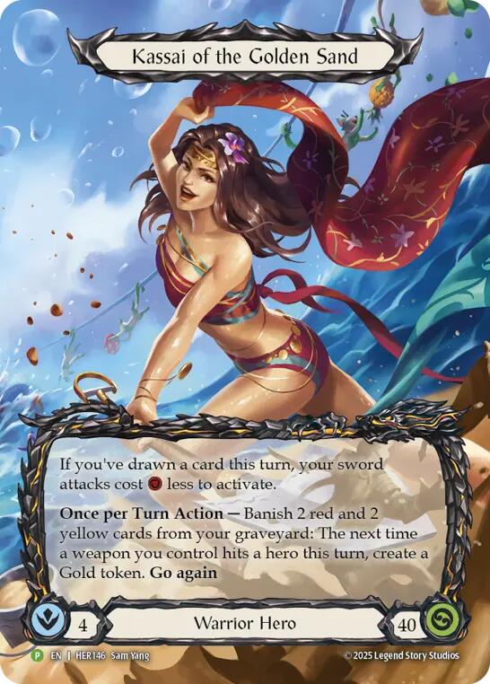 Kassai of the Golden Sand [HER146] (Promo)  Rainbow Foil | Good Games Adelaide SA